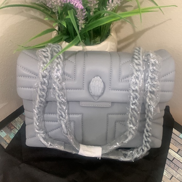 - Kurt Geiger London Kensington Union Jack Leather Chain Strap Bag - Picture 1 of 16
